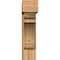 Ekena Millwork Olympic Block Rough Sawn Bracket w/ Offset Brace, Western Red Cedar, 8"W x 28"D x 32"H BKT0806X28X32OLY05RWR - alternate 3